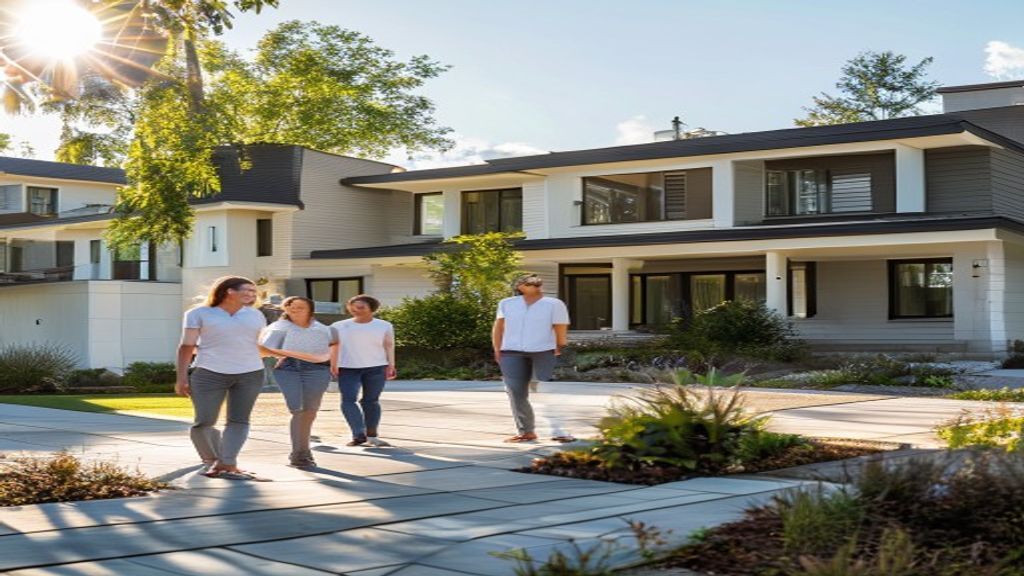 Modern brand-new houses for sale with spacious layouts and contemporary design.