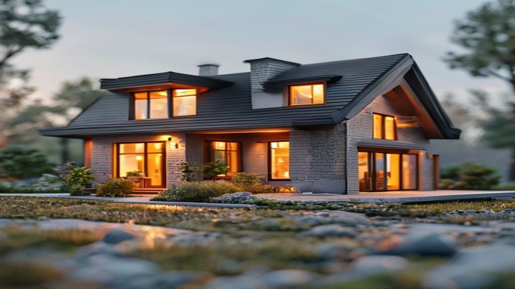 DIY home construction guide showing step-by-step plans for building your own house.