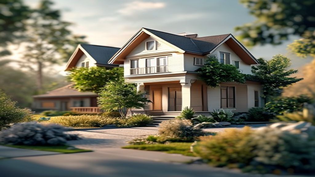 Real estate professional showing property documents to homebuyer during purchase process