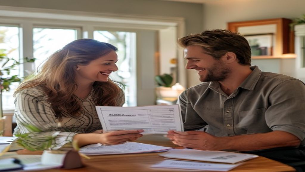 Cash home purchase with keys in hand and happy homeowner.