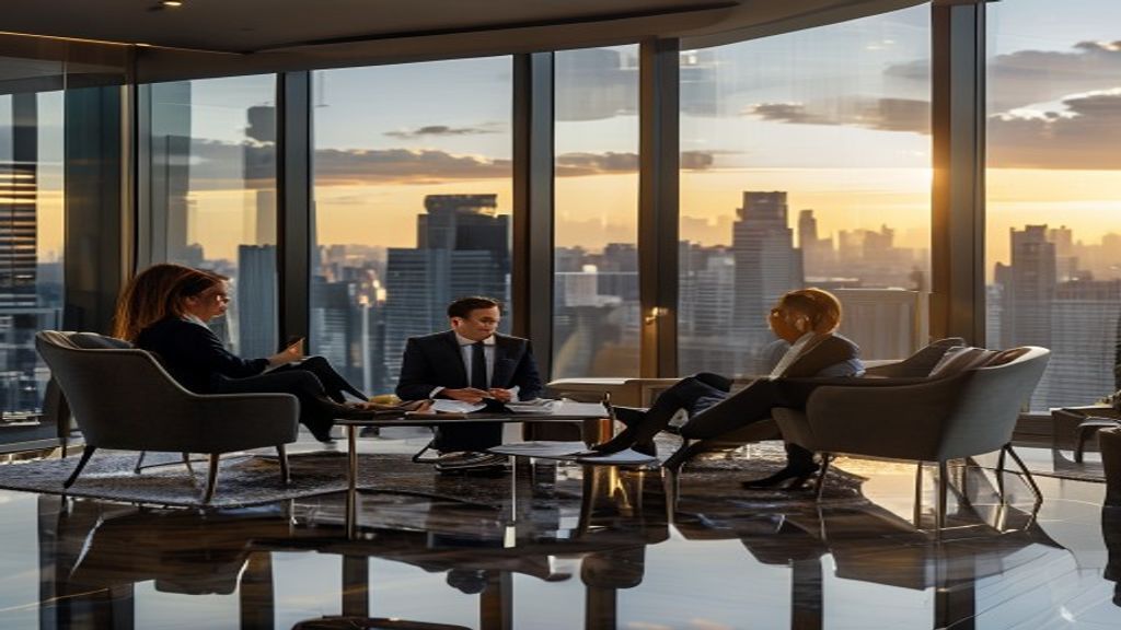 Luxury property listings showcased by high‑end estate agents offering premium service