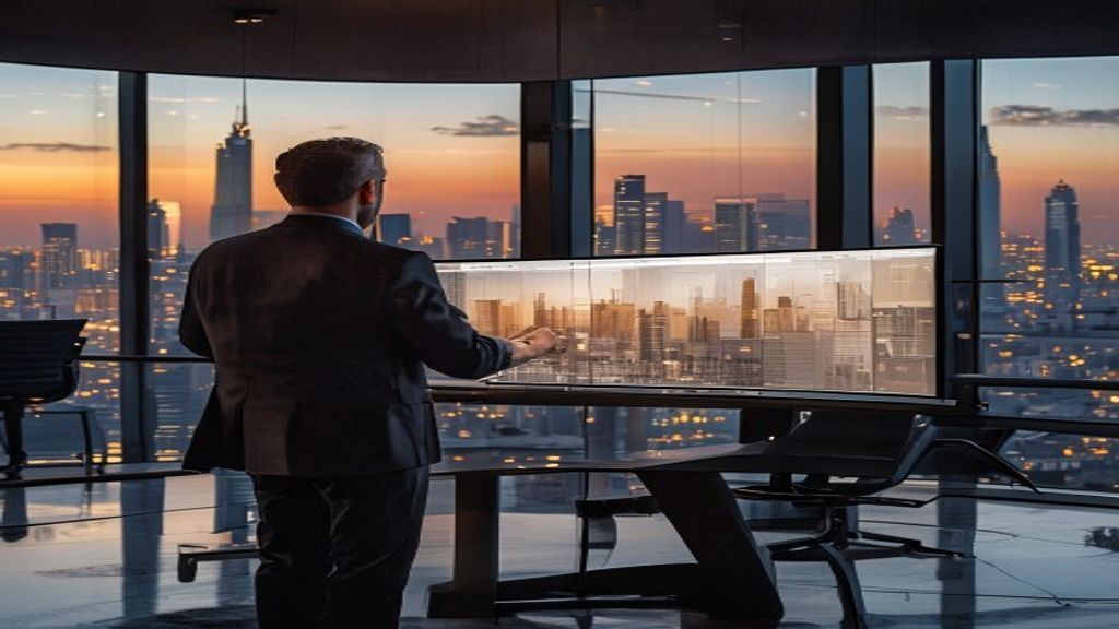Luxury skyline view highlighting premium properties managed by high end real estate companies
