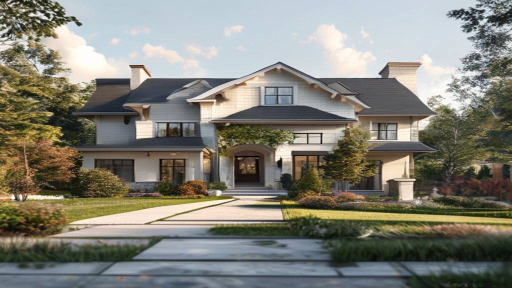 Modern new property for sale with open floor plan and beautiful outdoor spaces