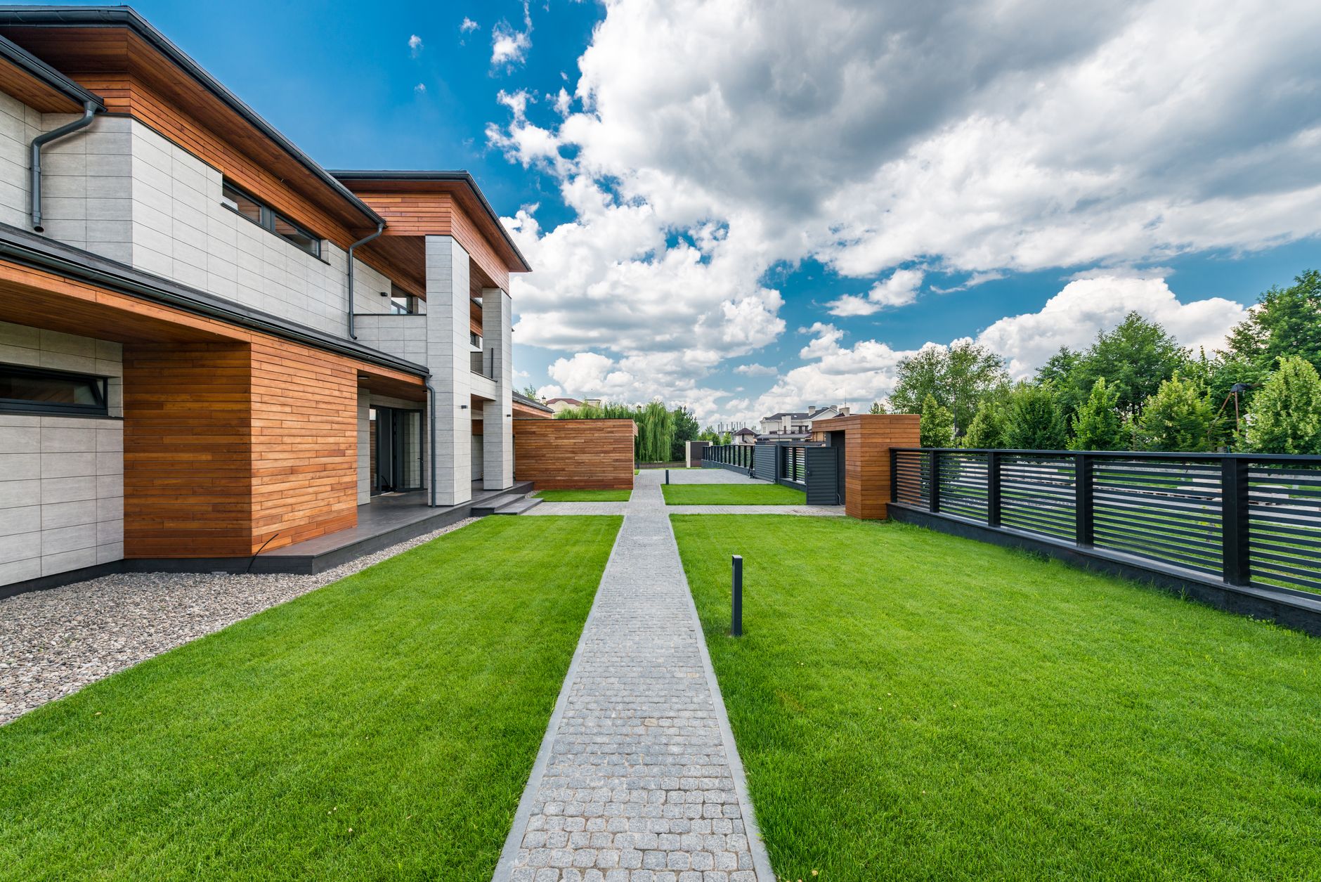 Modern home assessment process determining residential property market value