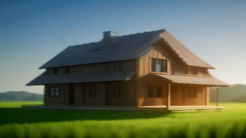 DIY home construction showing tools and blueprint for building your own house.