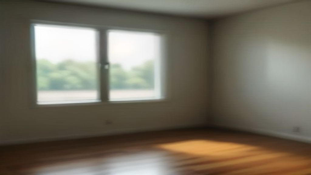Family touring a spacious home, discussing loan options and future plans while holding a For Sale sign.