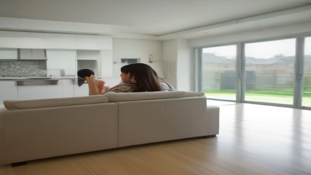 Modern townhouse development with fresh paint, showcasing newly built homes for sale