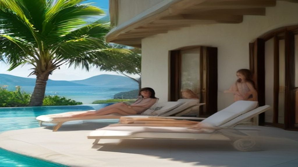 Luxurious beachfront villa for rent with private pool, modern amenities, and stunning ocean views.